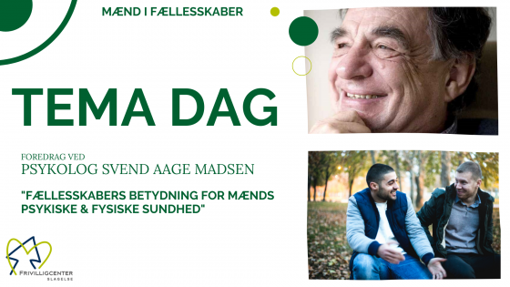 Mænd i fællesskaber - Temadag - Foredra v. Svend Aage Madsen
